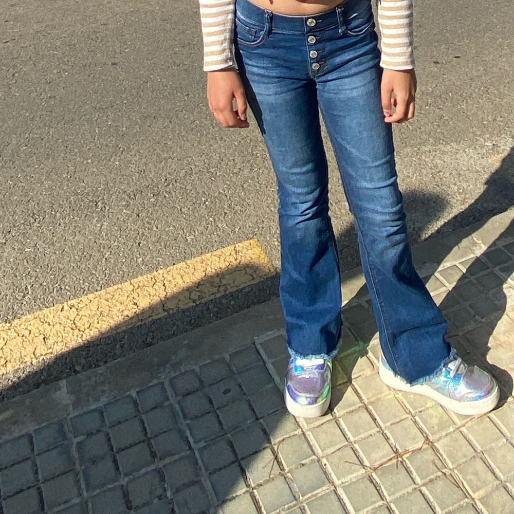 Girls Flare Jeans Denim VANILLA STAR Size 8